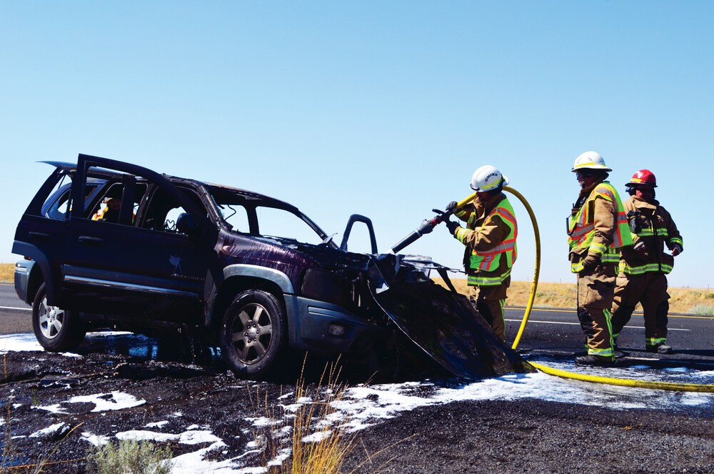 Towed vehicle catches fire on I90 The Ritzville Adams County Journal